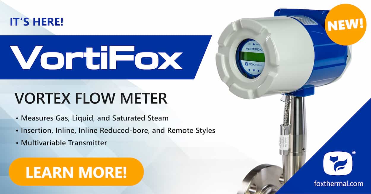 Fox Thermal Launches the new VortiFox Flow Meter Series